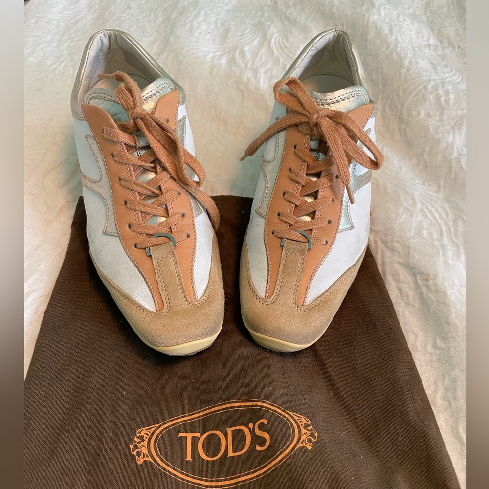 Tod’s Women’s Leather and Suede Sneakers